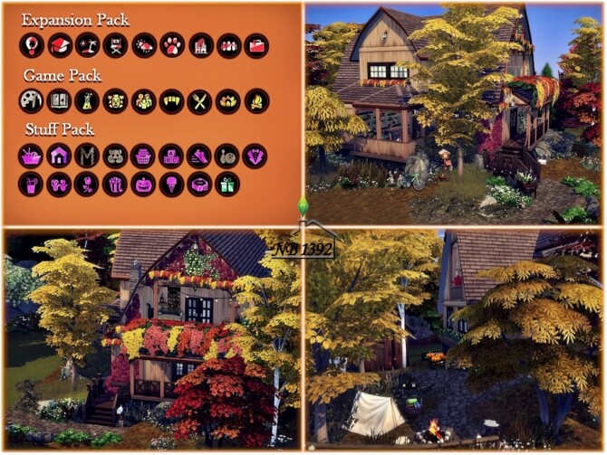 Sims 4 Kiss of Autumn Home by nobody1392 at TSR