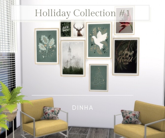 Sims 4 Holliday Collection #1 at Dinha Gamer