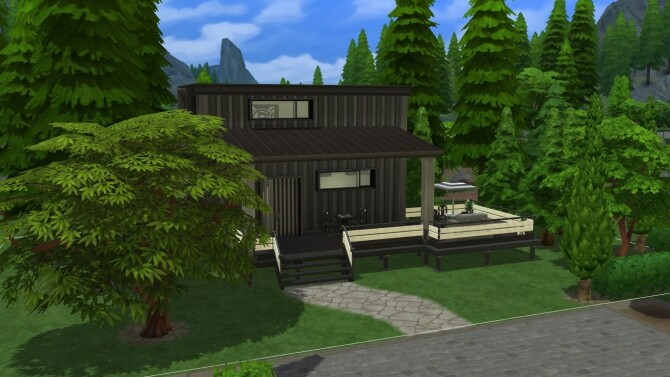 Sims 4 Container Futuristic NO CC by iSandor at Mod The Sims