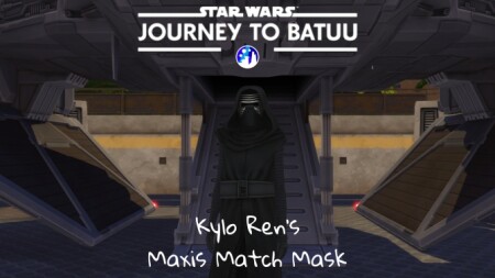 Kylo Ren’s Maxis Match Mask by CommodoreLezmo at Mod The Sims