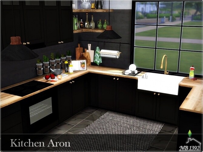 Sims 4 Kitchen Aron by nobody1392 at TSR