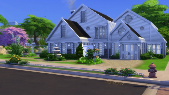 A Suburban Family Home by MarVlachou at TSR » Sims 4 Updates