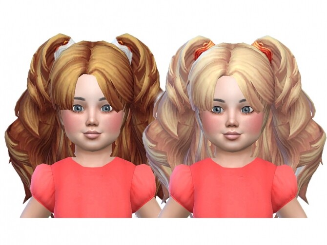 Sims 4 Long hair child and toddler at Trudie55