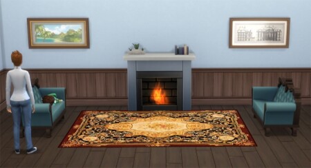 Aubusson Elegant Rugs Set 4 by Wicked Old Witch at Mod The Sims