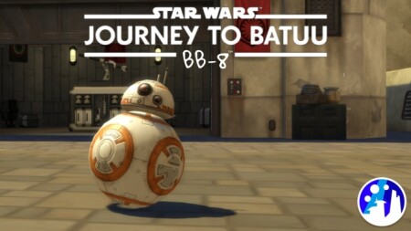 BB-8, White & Orange, BB Series Droid Override by CommodoreLezmo at Mod The Sims