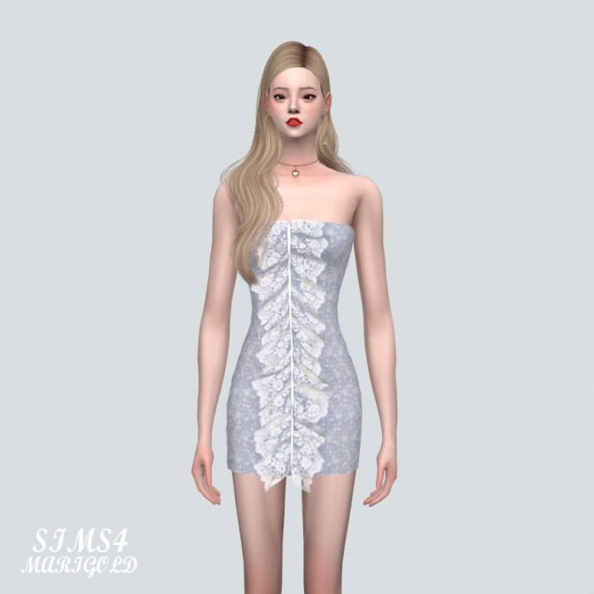Sims 4 T H Mini Dress at Marigold