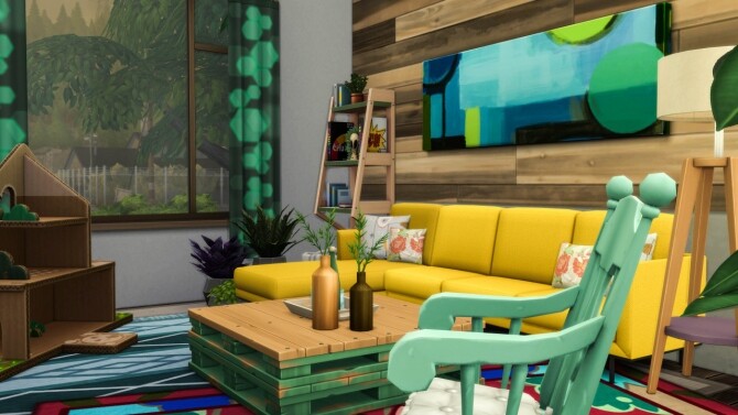Sims 4 Eco Family Container Home at SimKat Builds