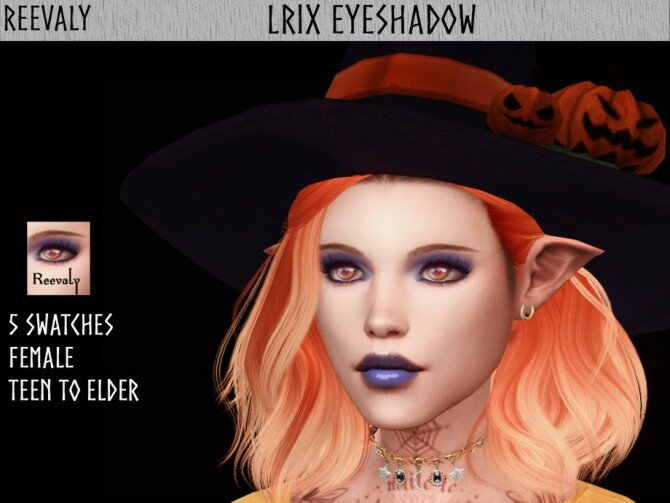 Sims 4 Lrix Eyeshadow by Reevaly at TSR