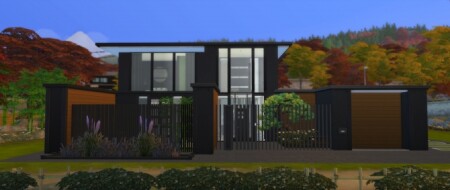 Japanese Modern Inspired House by lovethatcolor at Mod The Sims