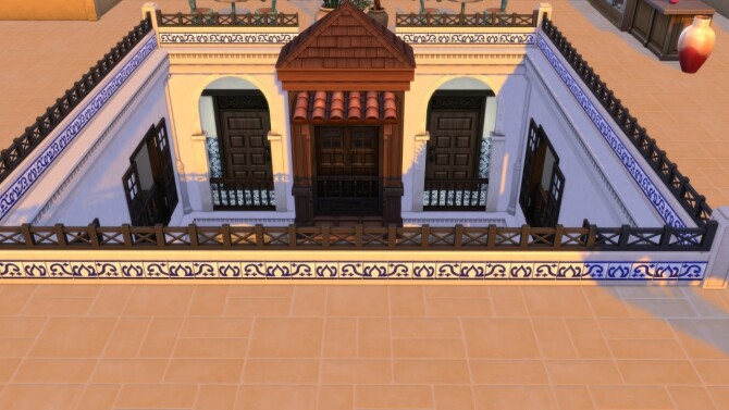 Sims 4 Cafe Riad at SimKat Builds