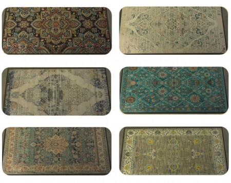 Rug with oriental and vintage patterns by therran at TSR