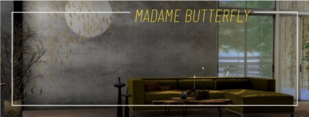 Madame Butterfly wall murals at Tilly Tiger