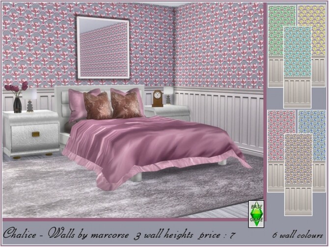 Sims 4 Chalice walls by marcorse at TSR