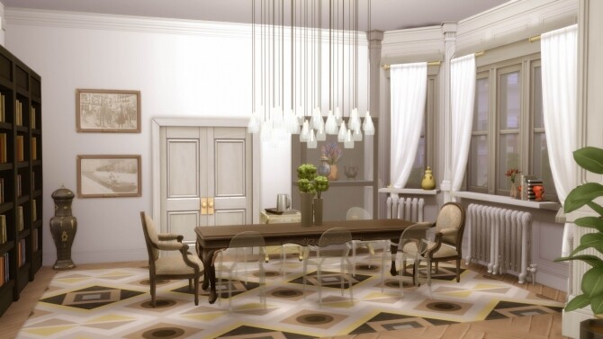 Sims 4 Viennese Apartment at SimKat Builds