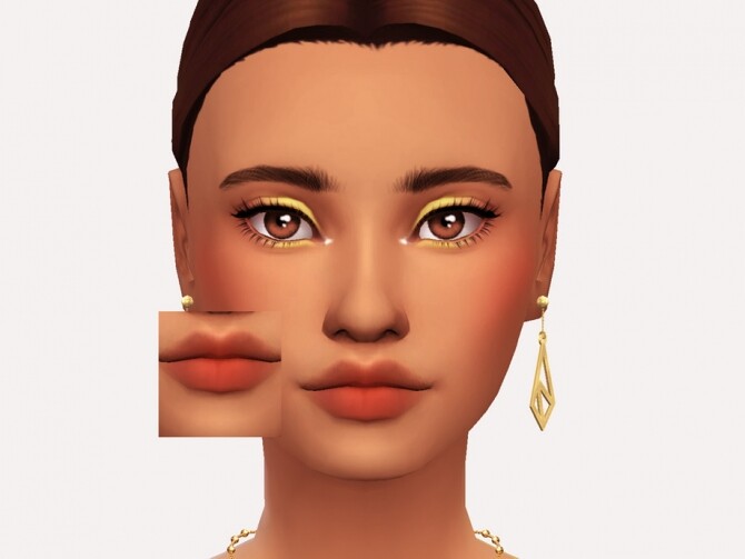 Sims 4 Capricorn lipstick by Sagittariah at TSR