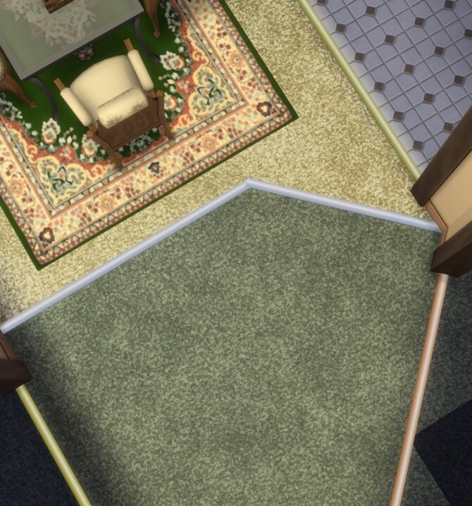 Sims 4 Ahntrey Metallic Flooring Transitions by Wykkyd at TSR