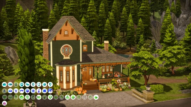 Sims 4 Cozy Witch House at SimKat Builds