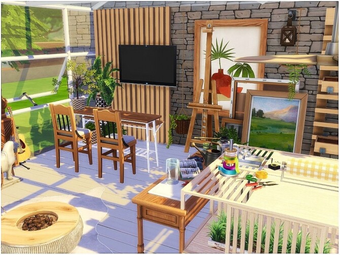 Sims 4 Winter Garden by lotsbymanal at TSR