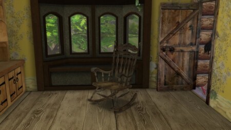 Functional rocking chair by Aliki’s Nook at Sims 4 Studio