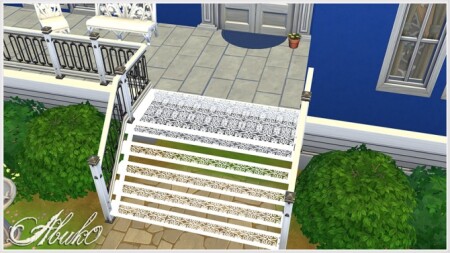 Patikal wrought iron stairs at Abuk0 Sims4
