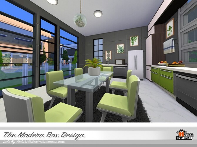 Sims 4 The Modern Box Design by autaki at TSR