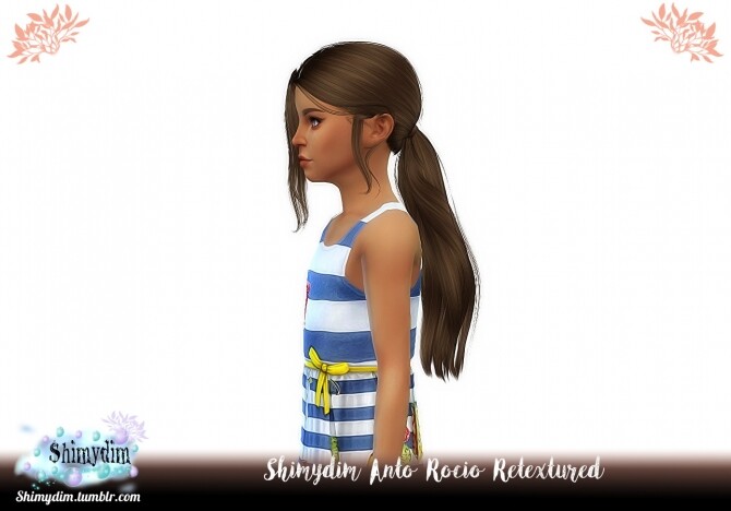 Sims 4 Anto Rocio Hair Retexture at Shimydim Sims