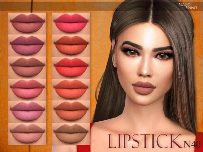 Sims 4 Lipstick N40 by MagicHand at TSR
