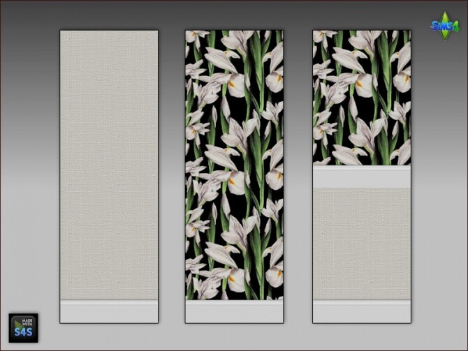 Sims 4 6 wallpaper sets for living room or bedroom at Arte Della Vita