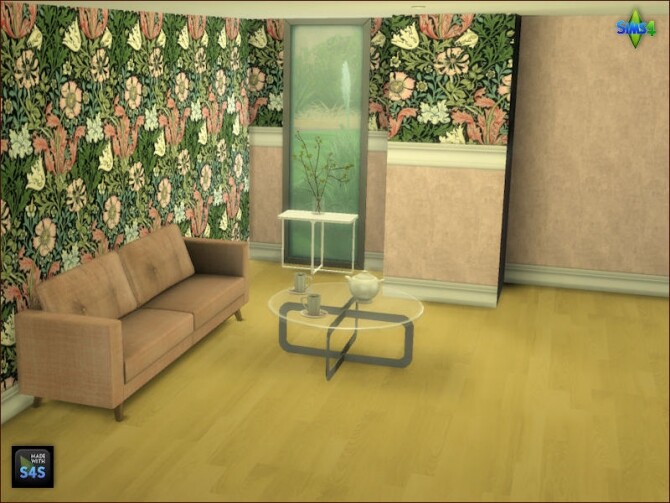 Sims 4 6 wallpaper sets for living room or bedroom at Arte Della Vita