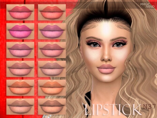 Sims 4 Lipstick N37 by MagicHand at TSR