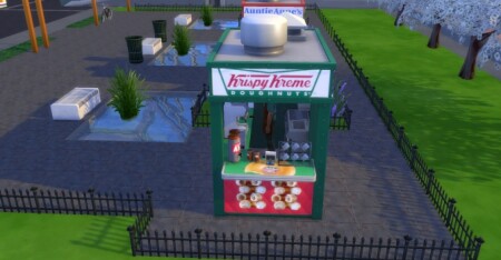Krispy Kreme coffee and pastry stand by ArLi1211 at Mod The Sims