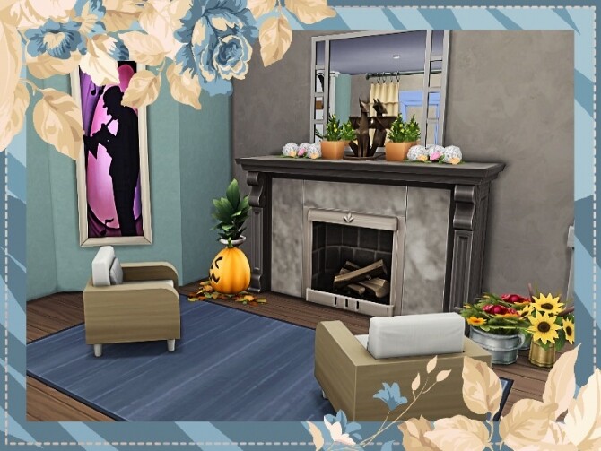 Sims 4 Americana Seasons Home by GenkaiHaretsu at TSR