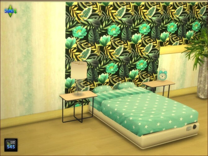 Sims 4 6 wallpaper sets for living room or bedroom at Arte Della Vita