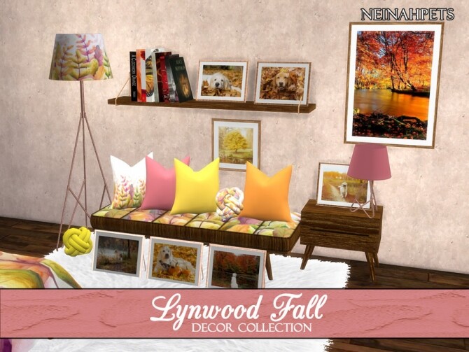 Sims 4 Lynwood Fall Decor by neinahpets at TSR