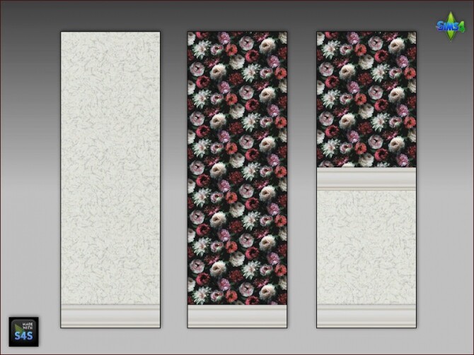 Sims 4 6 wallpaper sets for living room or bedroom at Arte Della Vita