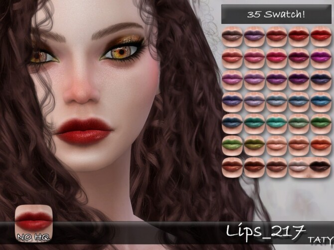 Sims 4 Lips 217 by tatygagg at TSR