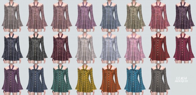 Sims 4 Ribbon Mini Dress SSS at Marigold