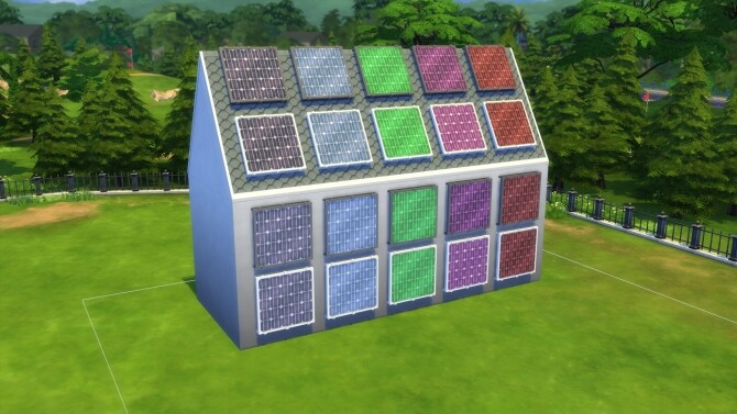 Sims 4 Eco Lifestyle Wall Solar Panel ADD ON by malissaveenstra14 at Mod The Sims