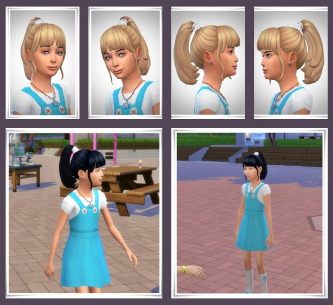 Sims 4 Callie Kids Hair at Birksches Sims Blog