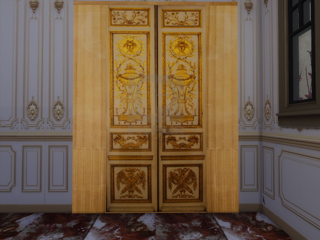 Sims 4 Big Palace Door Set at Anna Quinn Stories