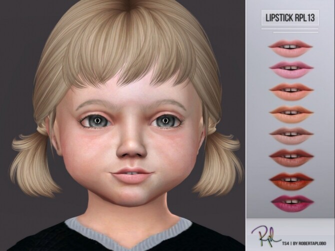 Sims 4 Lipstick RPL13 by RobertaPLobo at TSR
