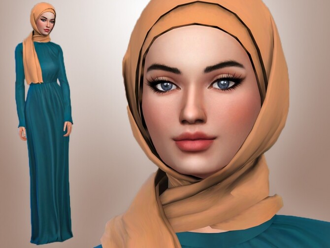Sims 4 Eman Hussein by Mini Simmer at TSR