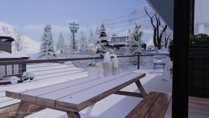 Sims 4 Snowball home at SoulSisterSims