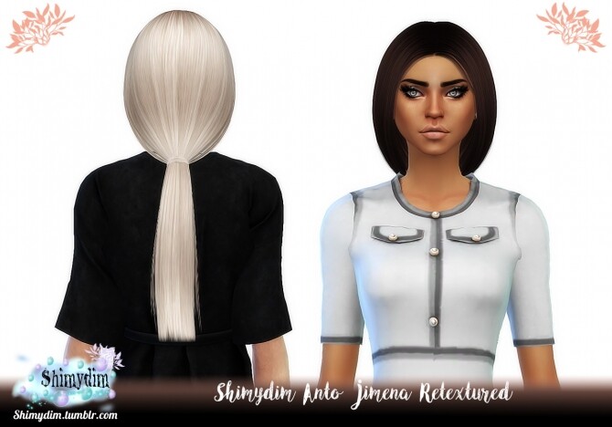 Sims 4 Anto Jimena Hair Retexture + Child at Shimydim Sims