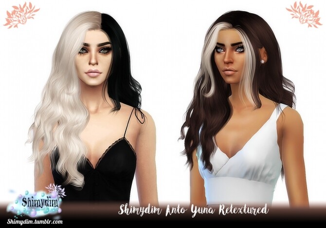 Sims 4 Anto Yuna Hair Retexture at Shimydim Sims