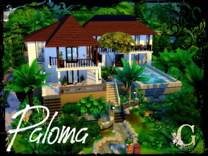 Sims 4 Paloma Home by GenkaiHaretsu at TSR