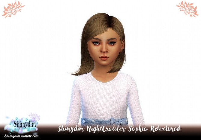 Sims 4 NightCrawler Sophia Hair Retexture at Shimydim Sims