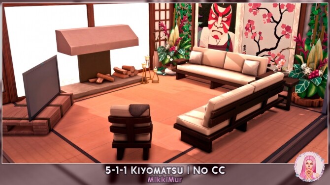 Sims 4 5 1 1 Kiyomatsu house at MikkiMur