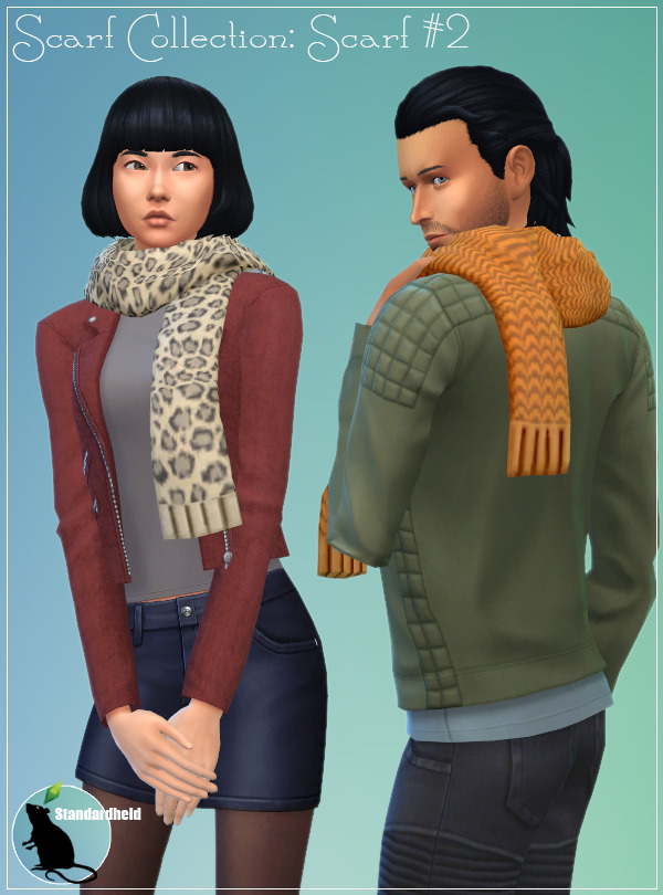 Sims 4 Simblreen 2020 Scarf Collection at Standardheld