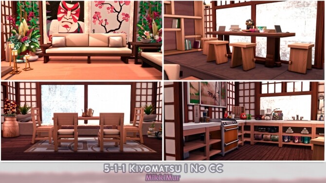 Sims 4 5 1 1 Kiyomatsu house at MikkiMur